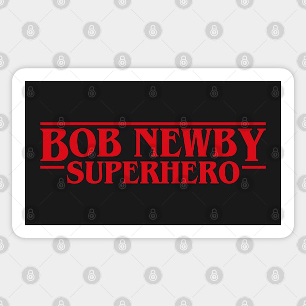 Bob Newby Stranger Superhero Things Sticker by pixeptional